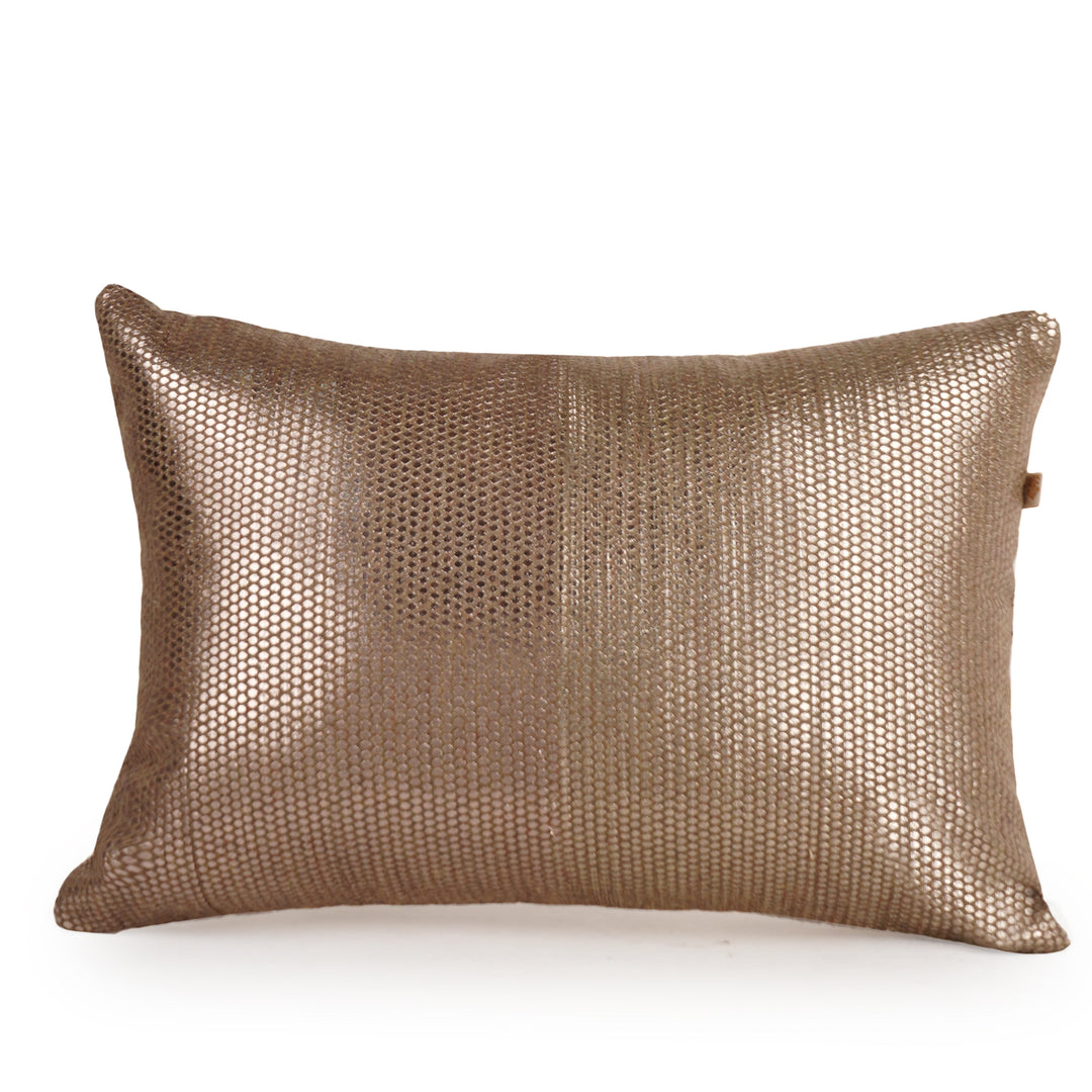 Zenith Weave Embroidered Cushion Cover (12 inch x 18 inch)