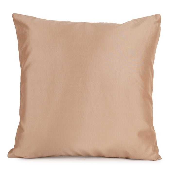 Celeste Feather Embroidered Cushion Cover (16 inch x 16 inch)