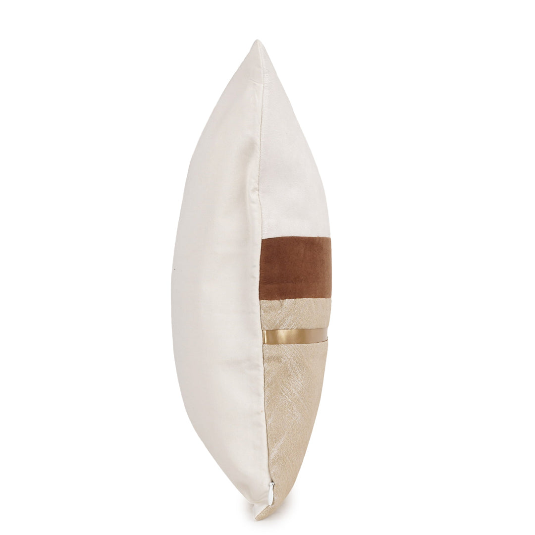 Desert Luxe Leather Cushion Cover (16 inch x 16 inch) - KHAABKA