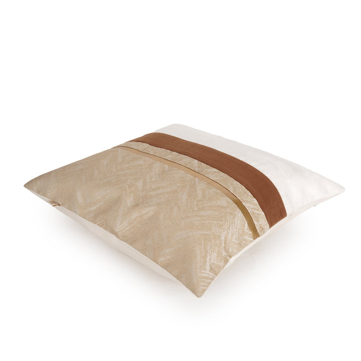 Desert Luxe Leather Cushion Cover (16 inch x 16 inch) - KHAABKA
