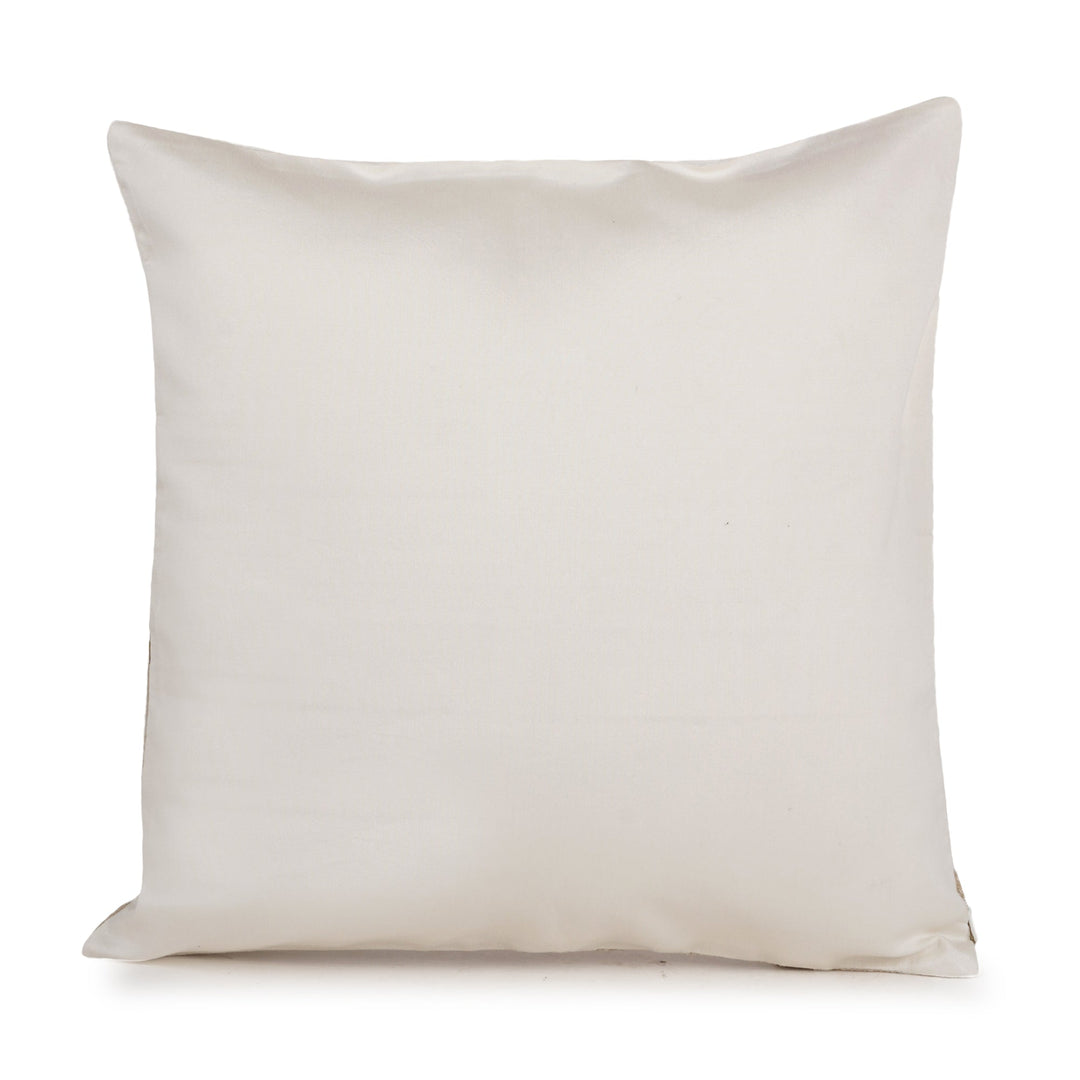 Desert Luxe Leather Cushion Cover (16 inch x 16 inch) - KHAABKA