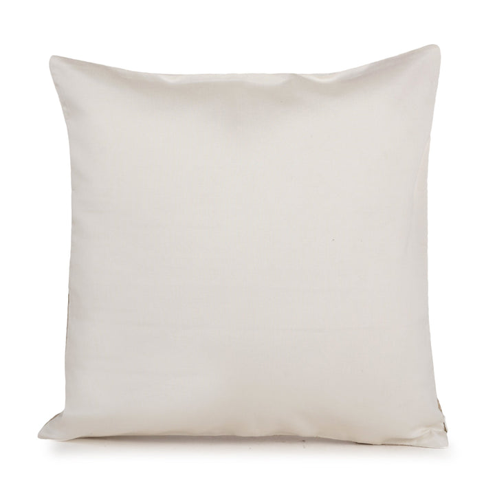 Desert Luxe Leather Cushion Cover (16 inch x 16 inch) - KHAABKA